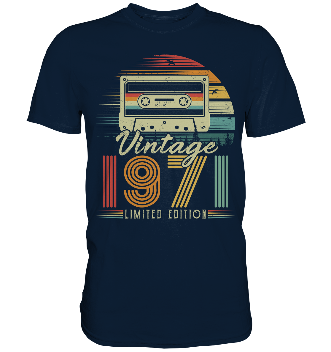 1971 Geboren Geburtstag - Premium Shirt
