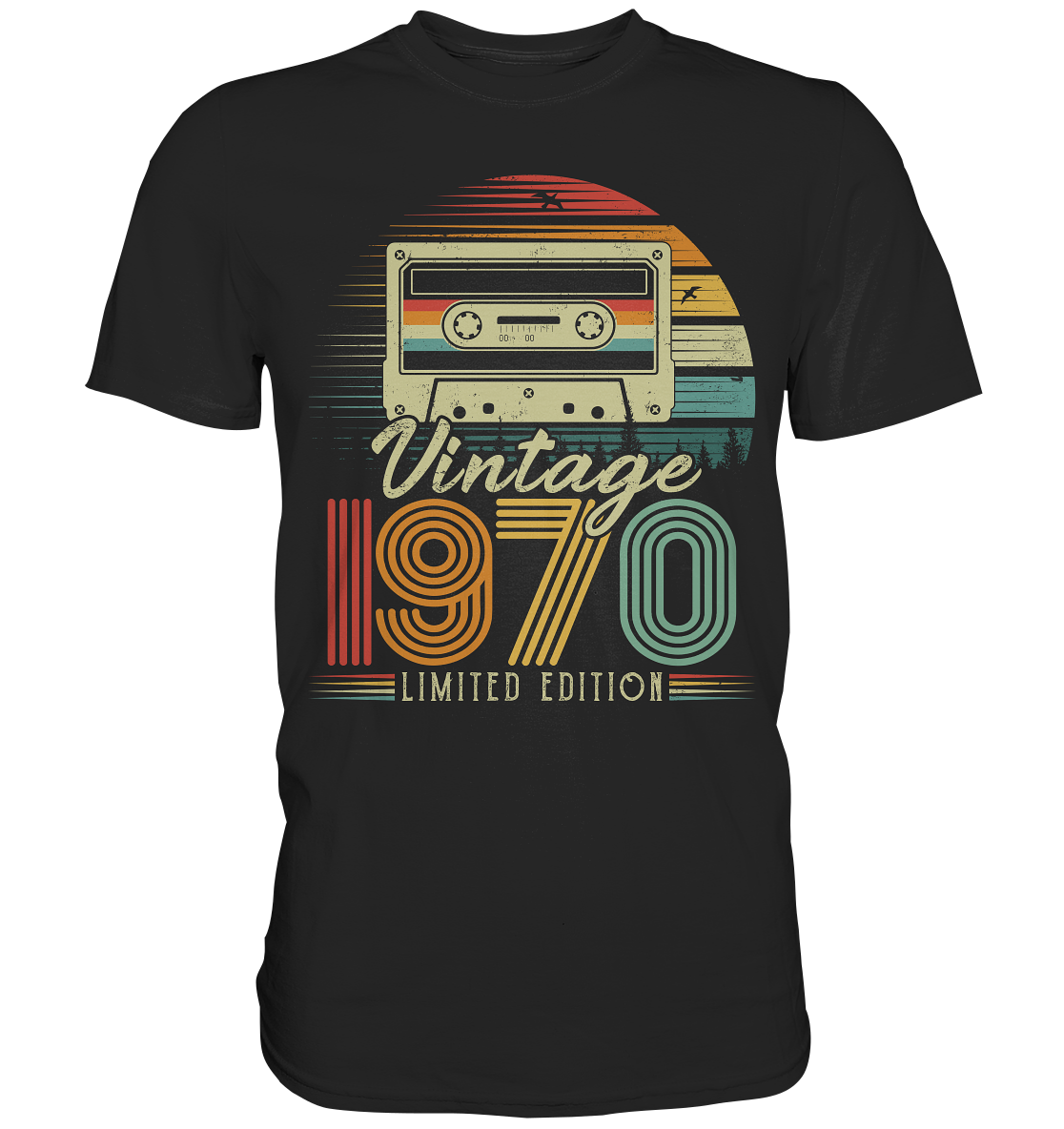 1970 Geboren Geburtstag - Premium Shirt