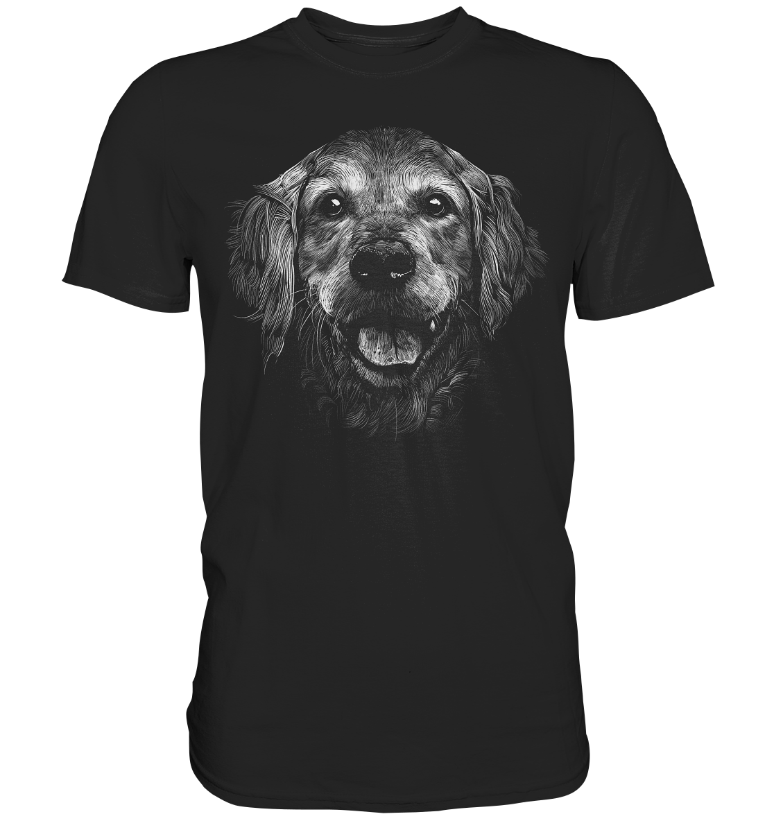 Golden Retriever Hund - Premium Shirt