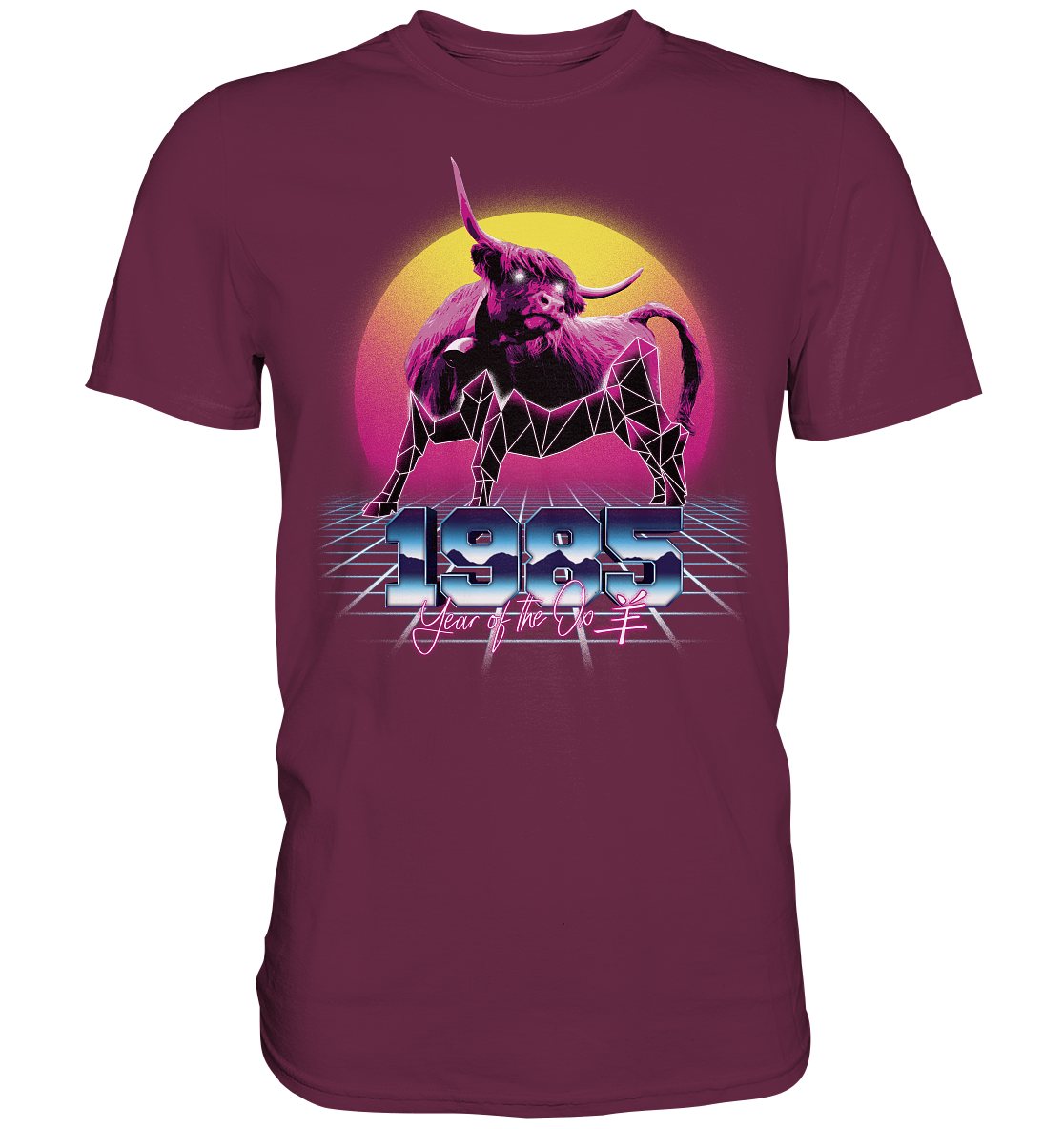 Bull Chinese Retro - Premium Shirt