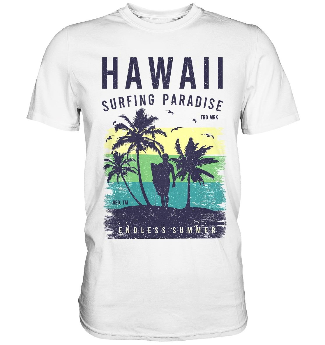 Hawaii Surfing Paradise - Premium Shirt - BINYA