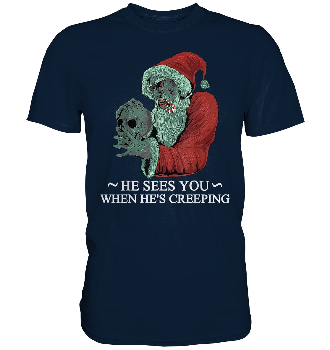 Horror Schädel - Premium Shirt - BINYA