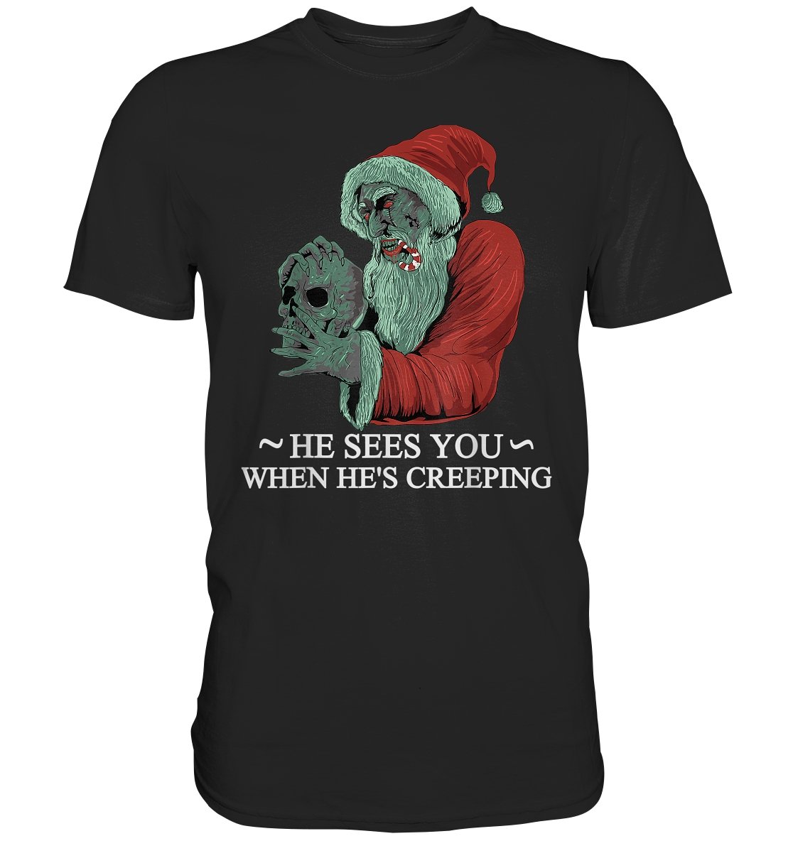 Horror Schädel - Premium Shirt - BINYA