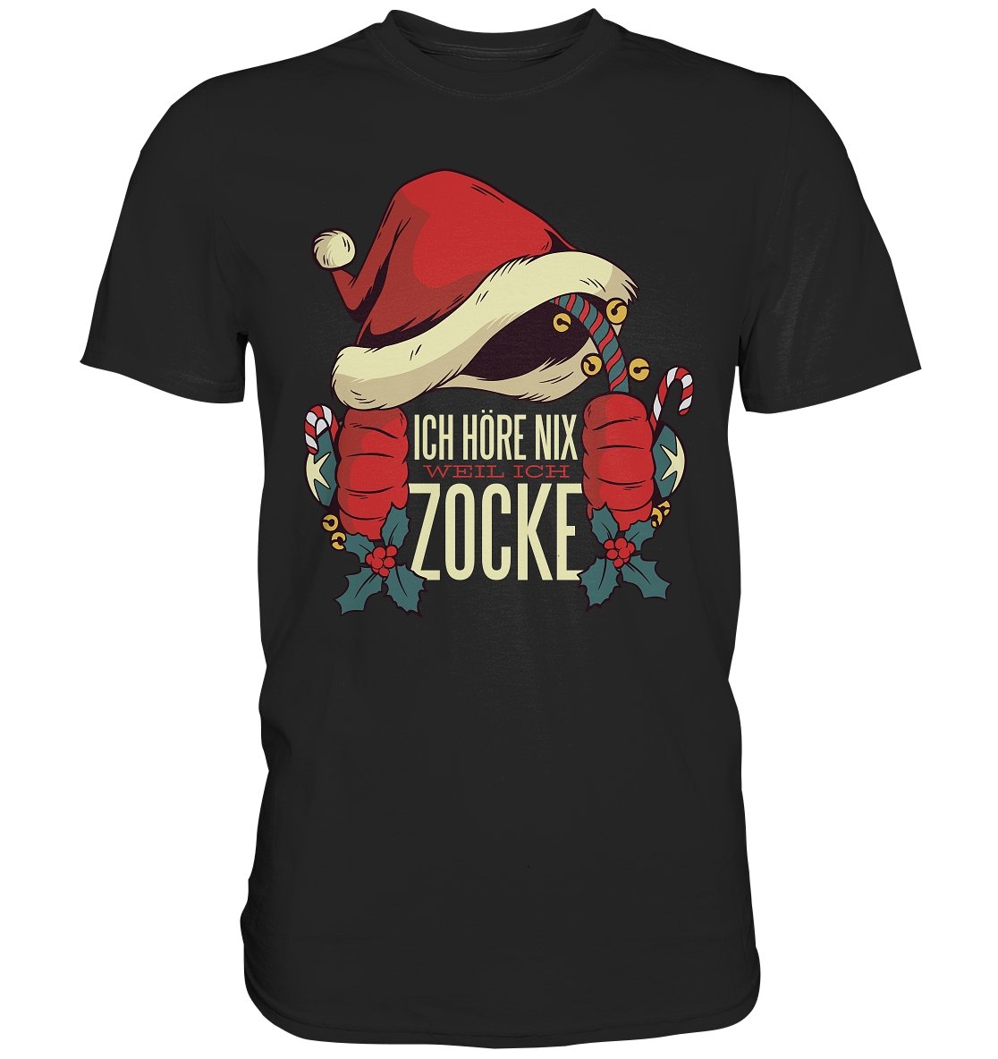 Ich höre nix weil ich zocke - Premium Shirt - BINYA