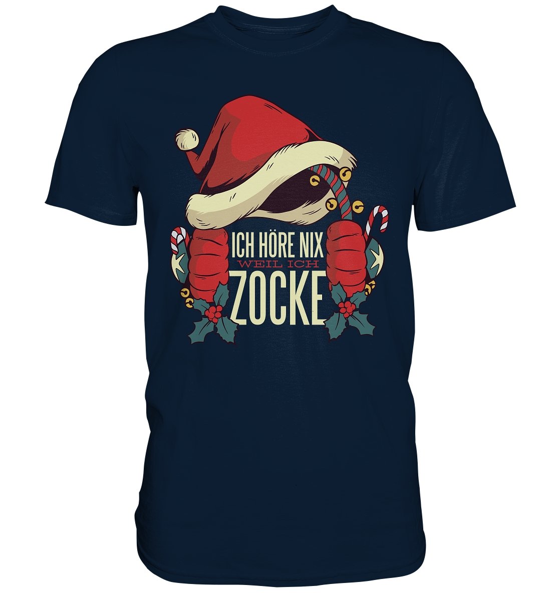 Ich höre nix weil ich zocke - Premium Shirt - BINYA
