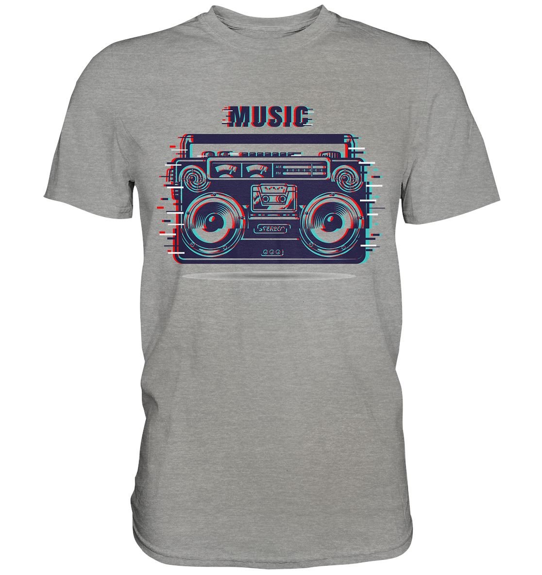 Kassettenrekorder 80er 90er - Premium Shirt - BINYA
