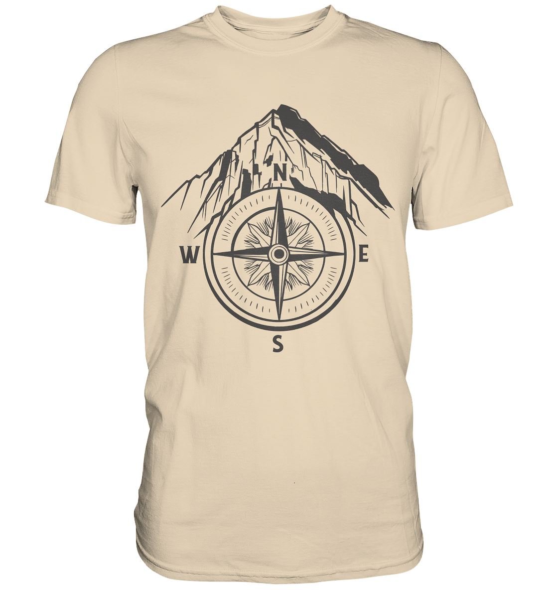 Kompass Bergsteiger & Wanderer - Premium Shirt - BINYA