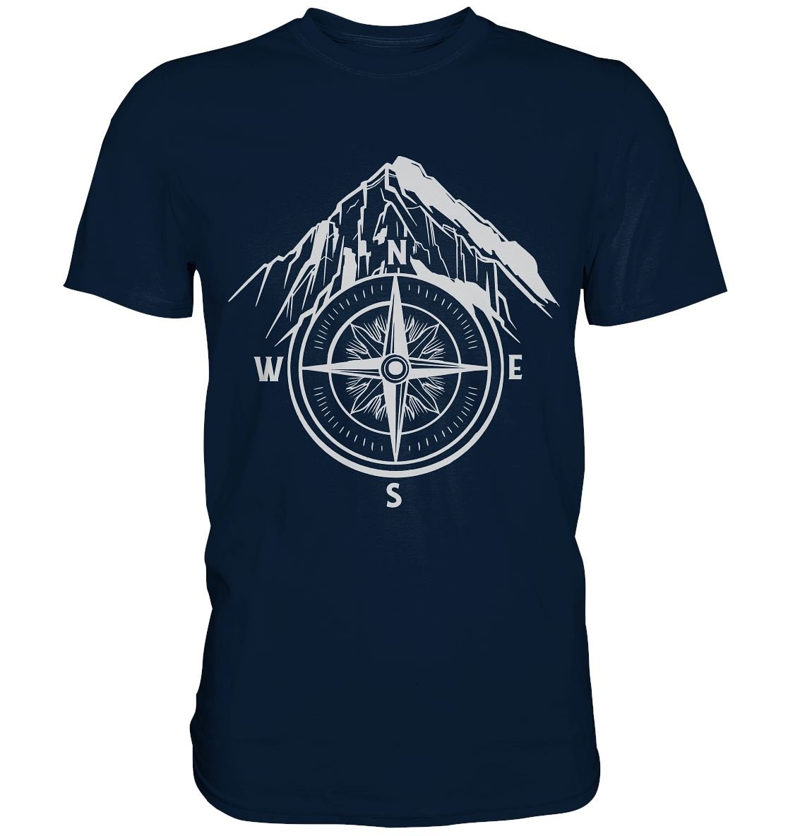 Kompass Bergsteiger & Wanderer - Premium Shirt - BINYA