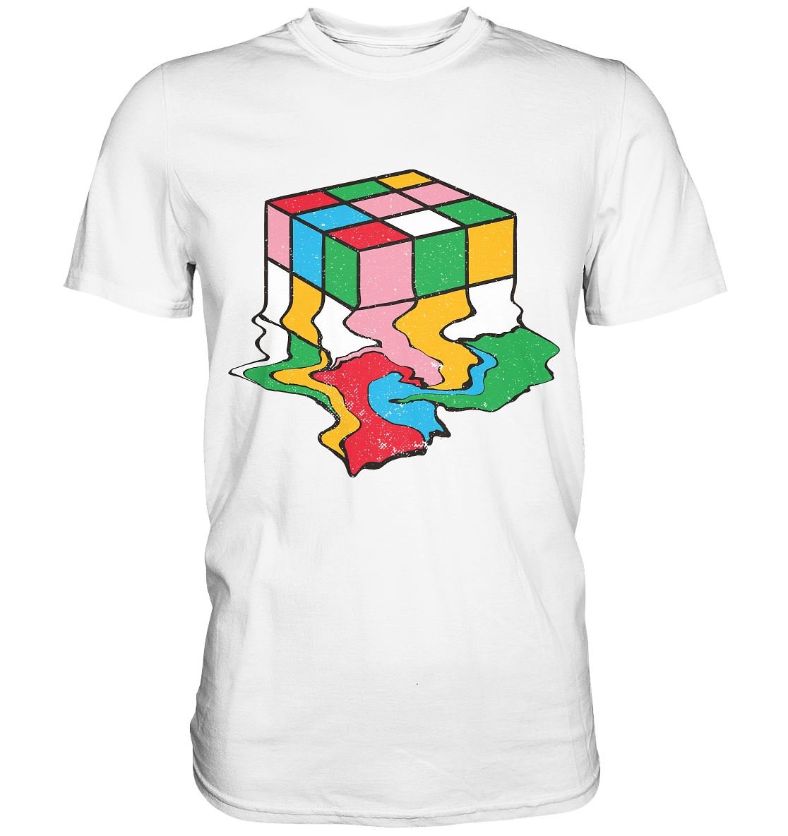 MELTING RUBIK'S CUBE - Premium Shirt - BINYA