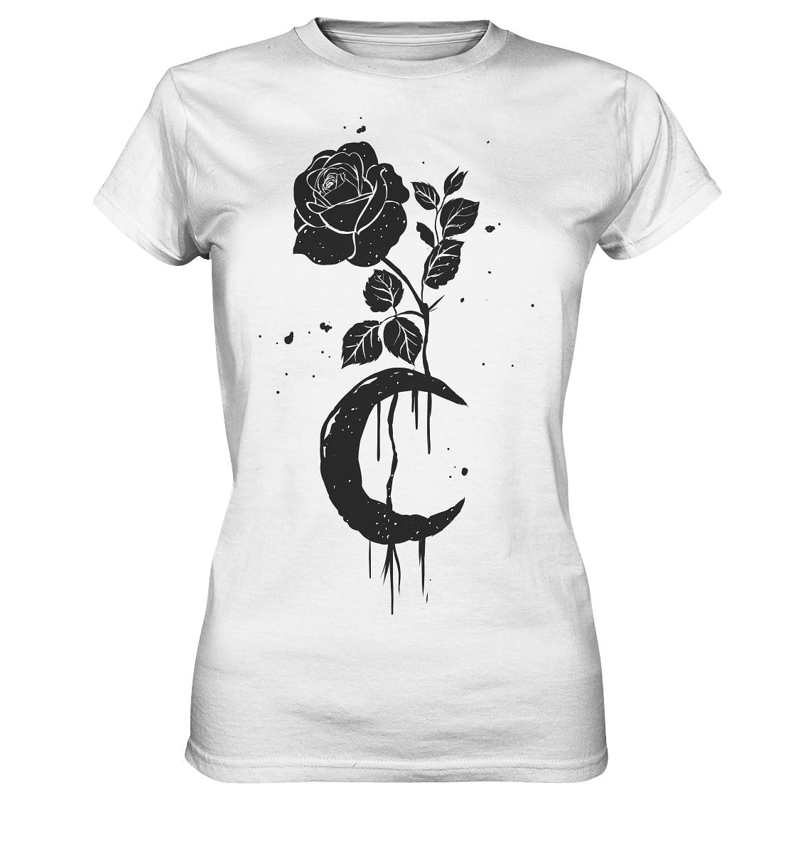Moon Rose - Ladies Premium Shirt Lady-Shirts BINYA™ White XS