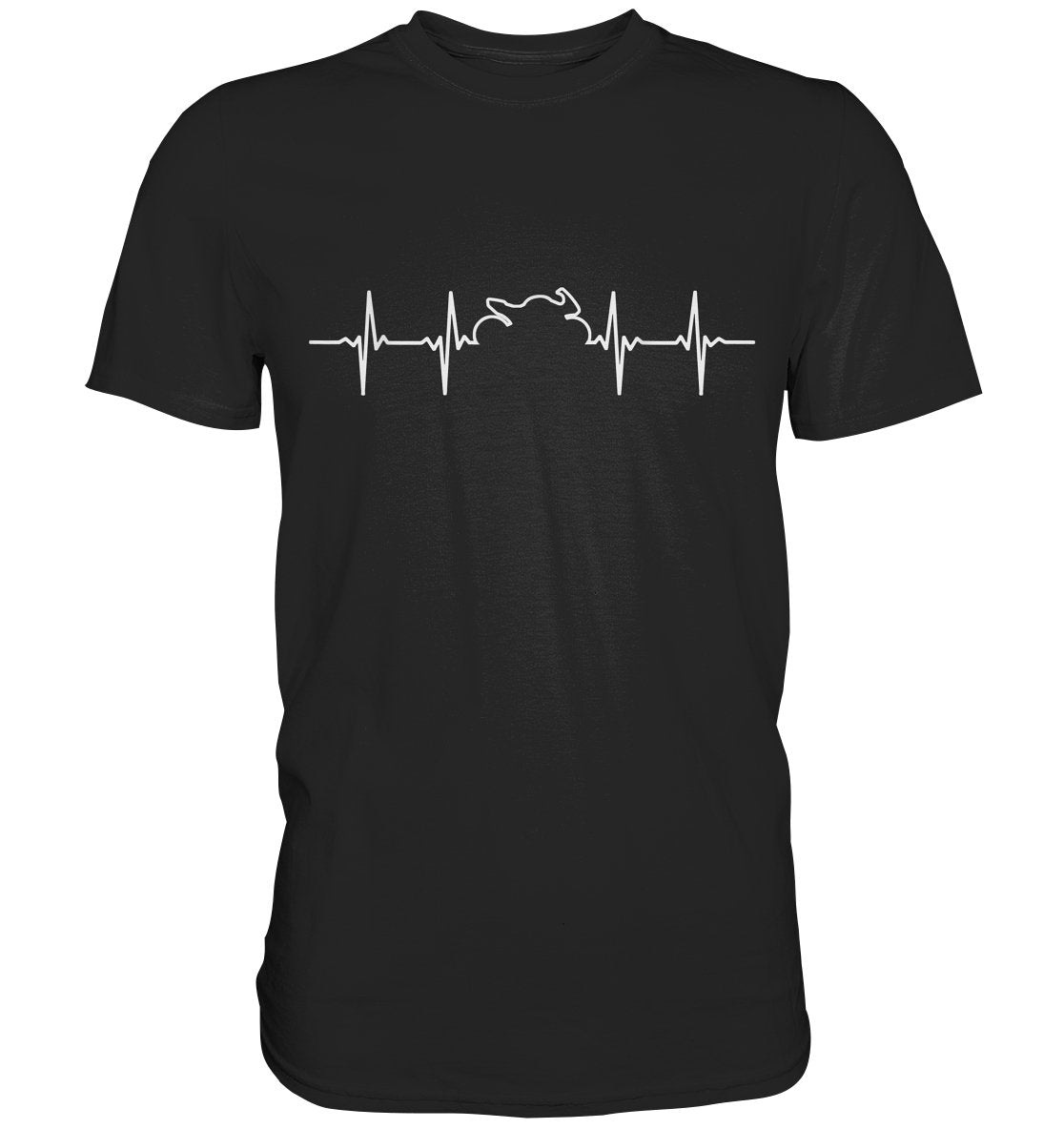 Motorrad Heartbeat EKG - Premium Shirt - BINYA