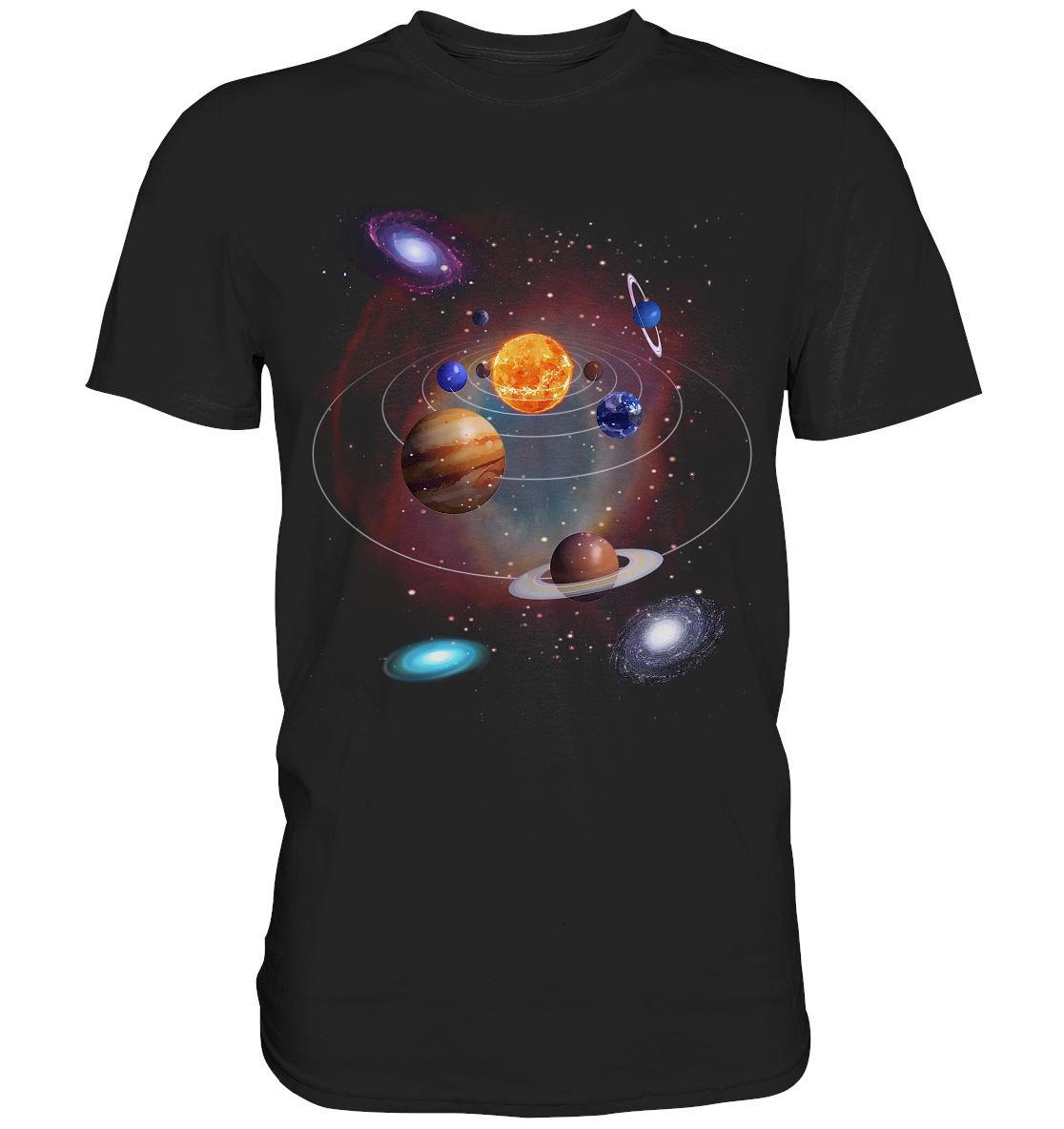 Planeten im Sonnensystem - Premium Shirt - BINYA