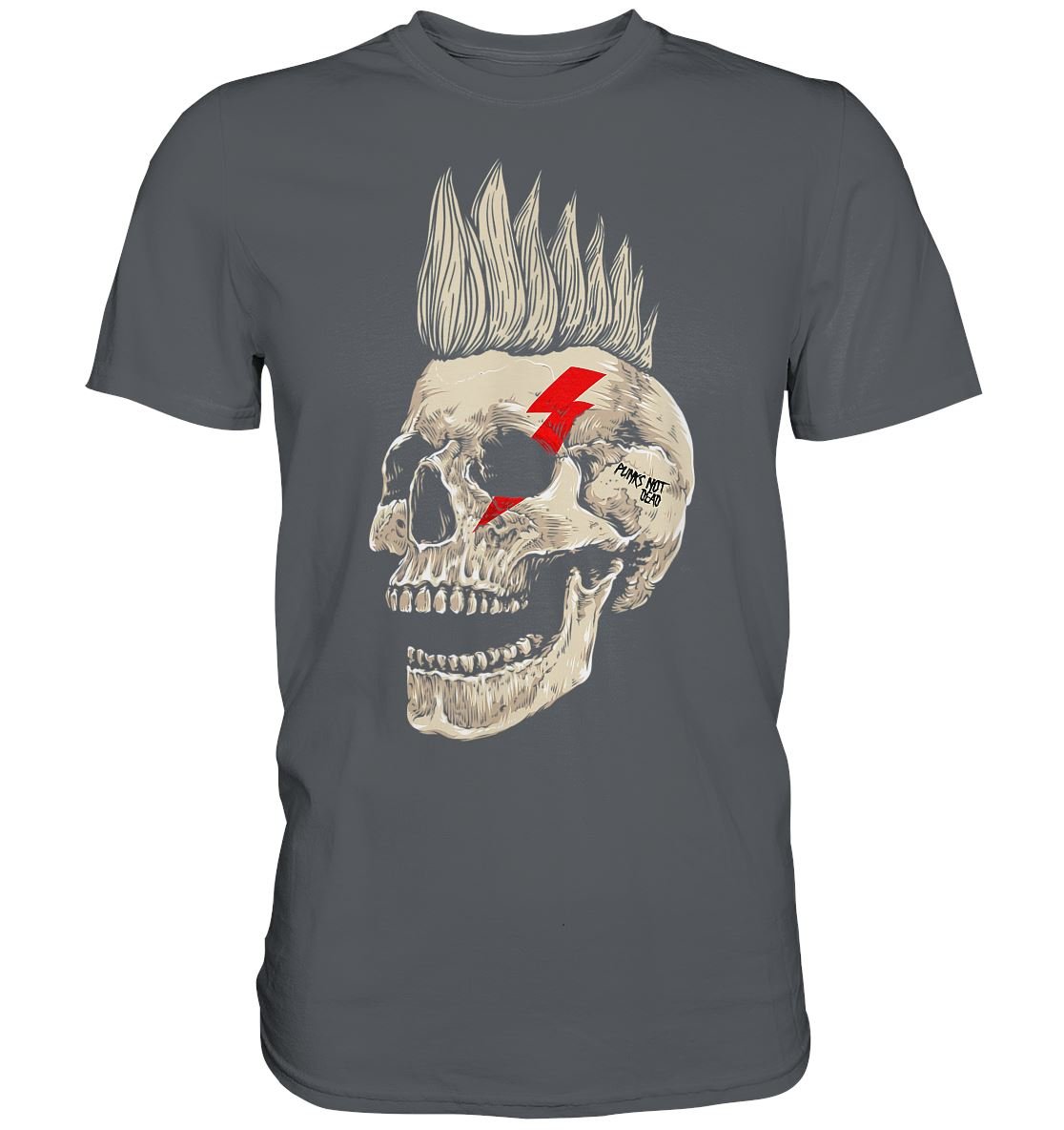 Punk Rock Skull - Premium Shirt - BINYA