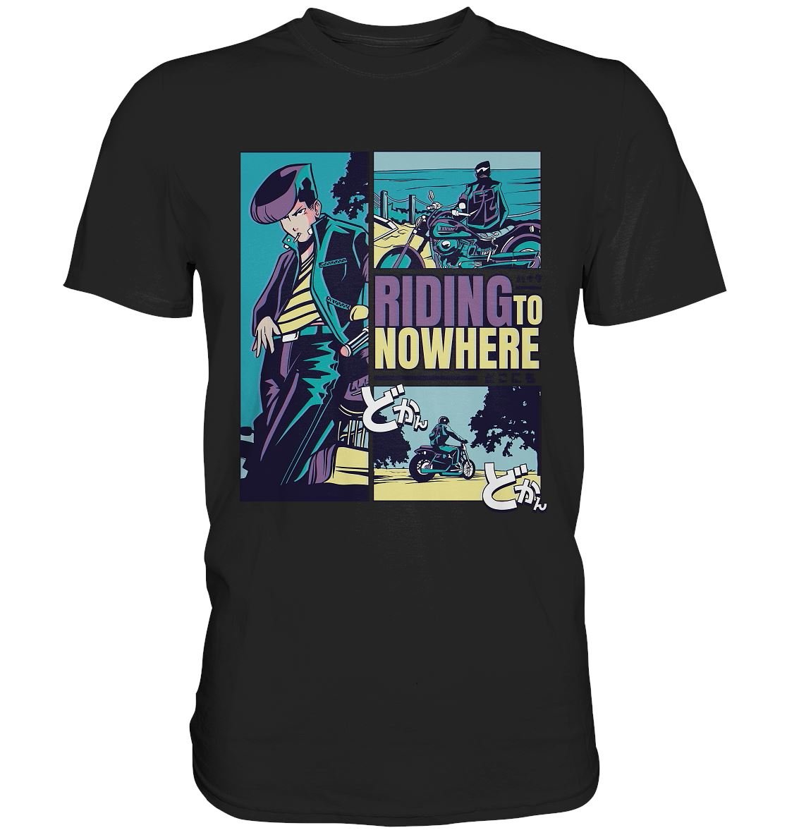 Riding Nowhere Anime - Premium Shirt - BINYA