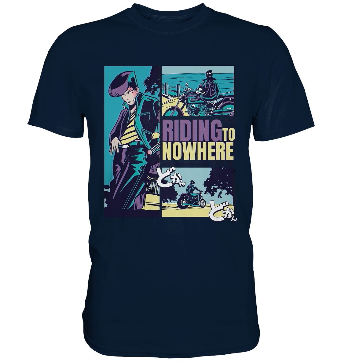 Riding Nowhere Anime - Premium Shirt - BINYA