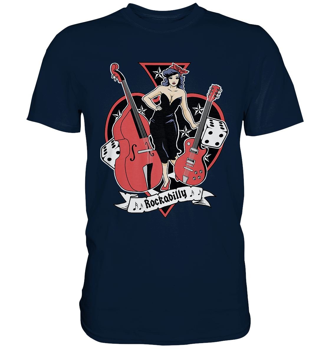 Rockabilly Girl 50s Retro - Premium Shirt - BINYA