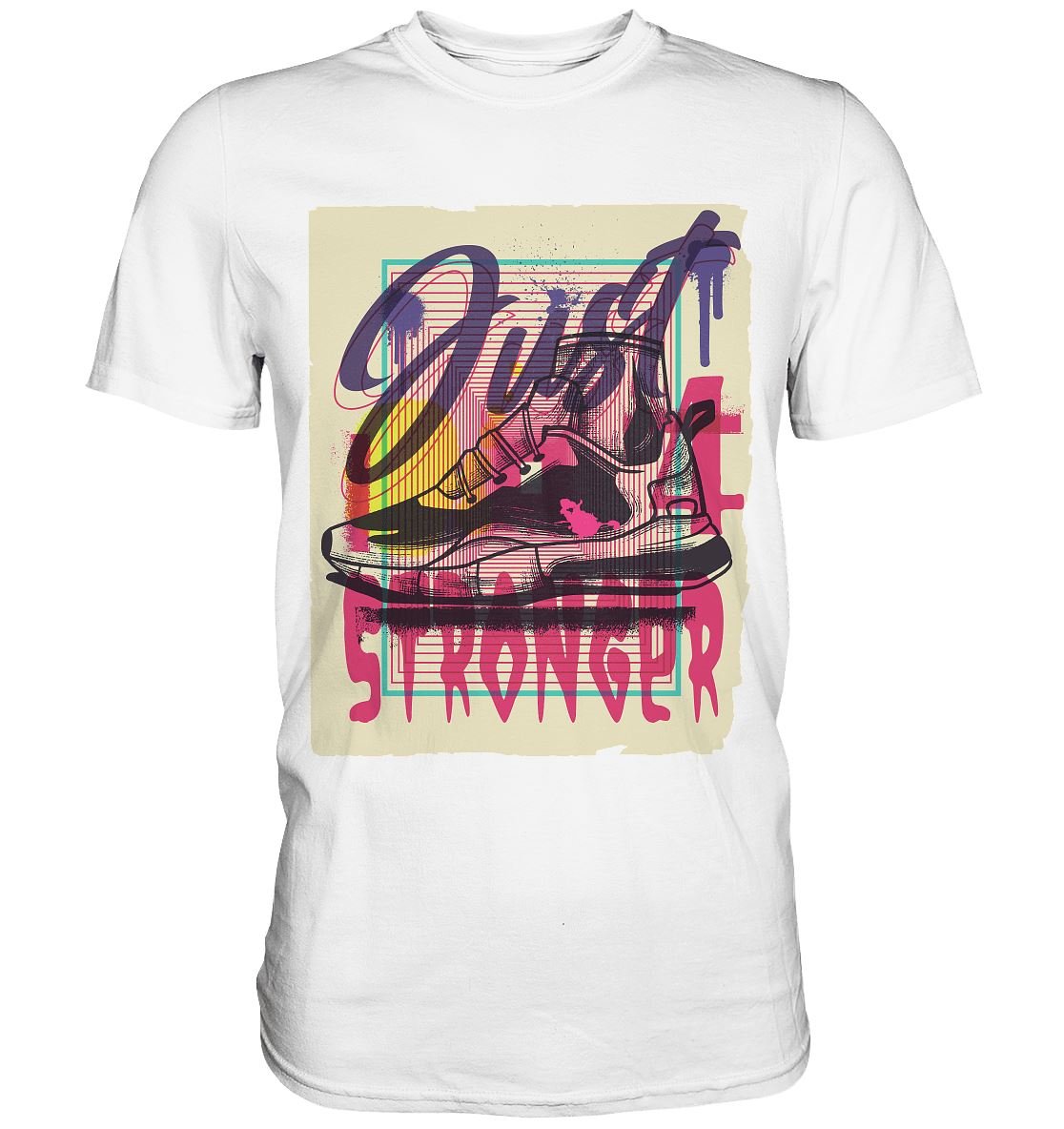 Sport Schuh Urban Graffiti - Premium Shirt - BINYA