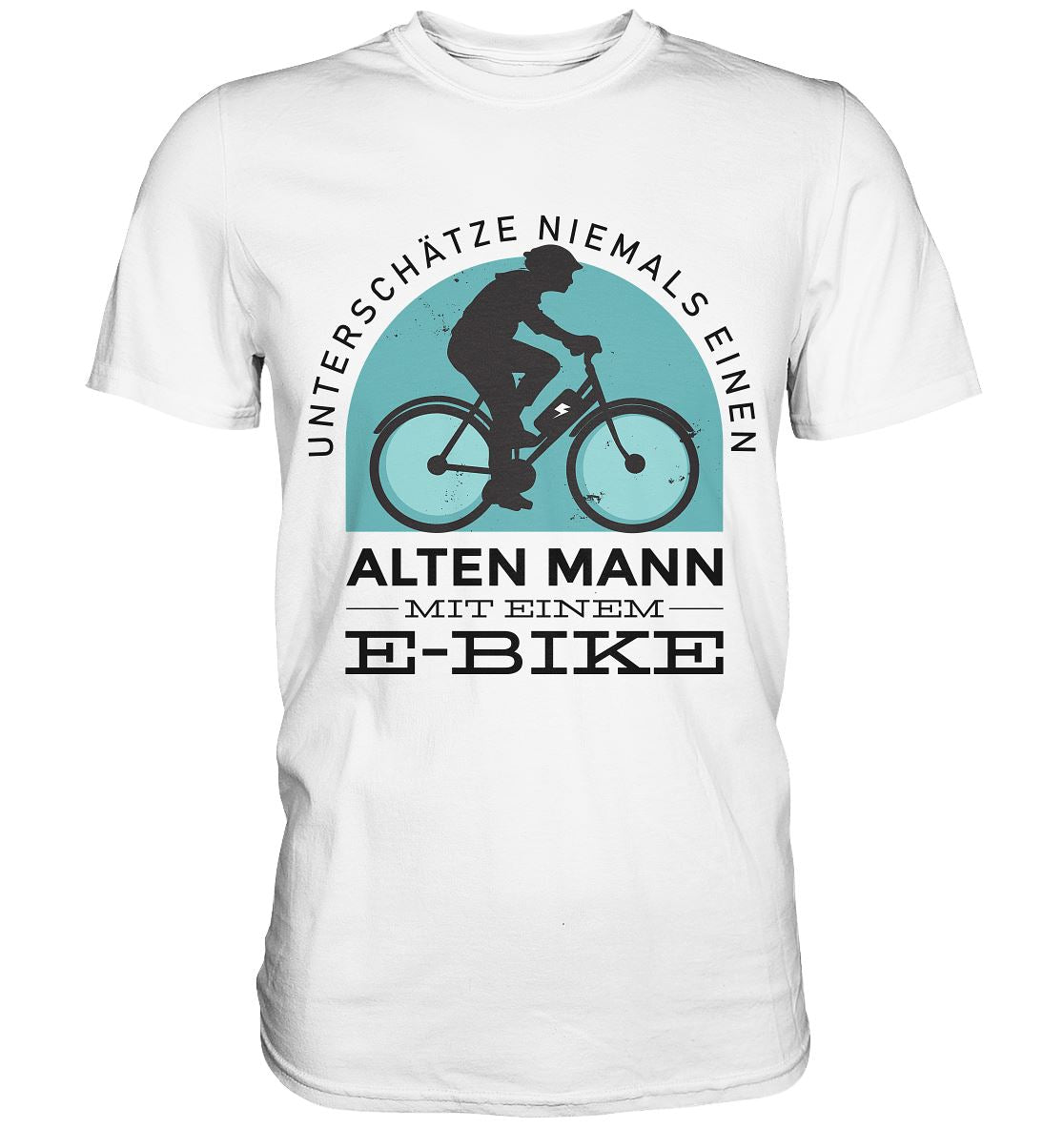 Unterschätze Niemals Einen Alten Mann - Premium Shirt - BINYA