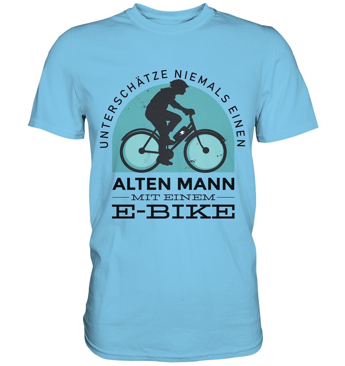 Unterschätze Niemals Einen Alten Mann - Premium Shirt - BINYA