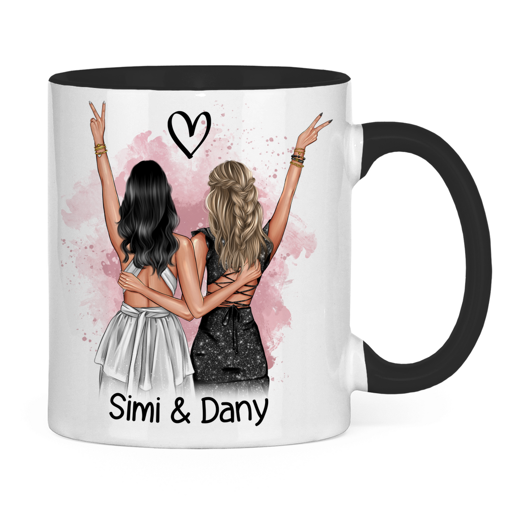 Tasse zweifarbig Simi & Dany