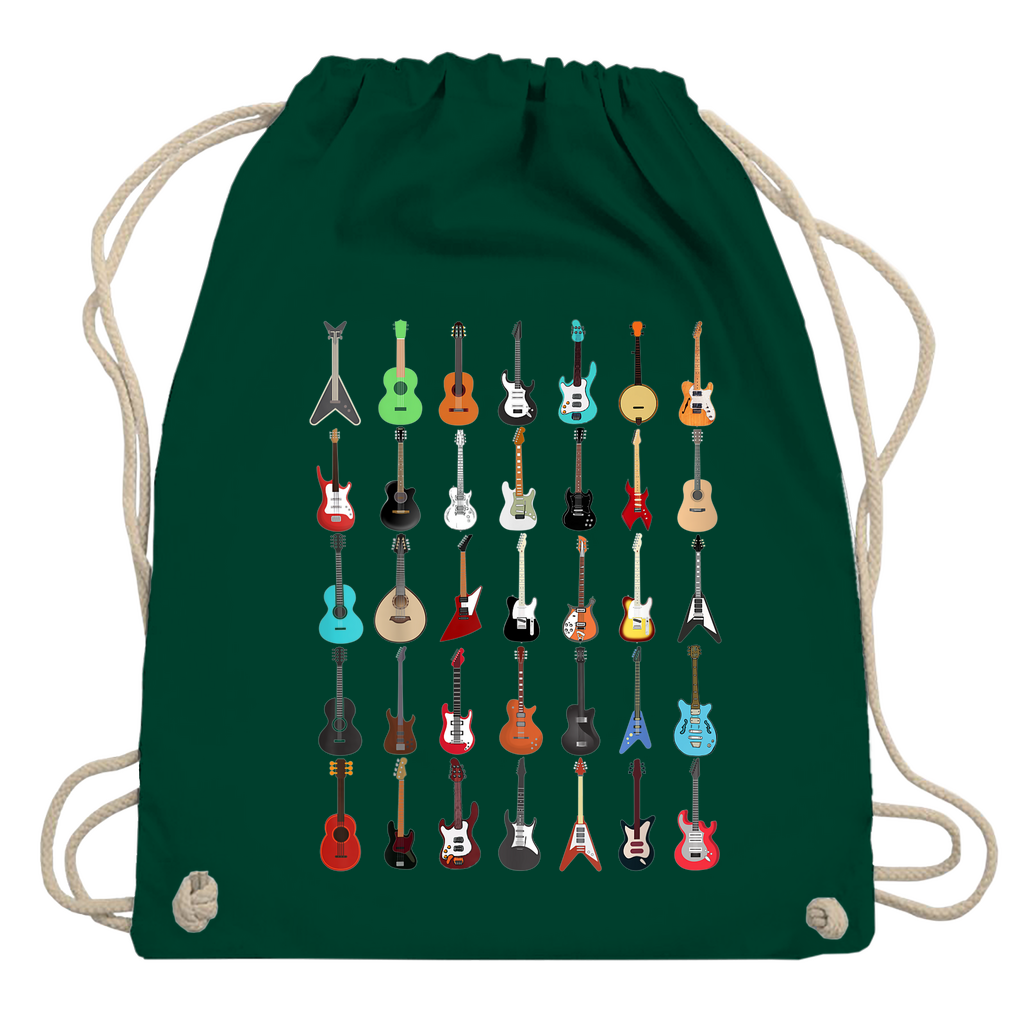 Gitarren Turnbeutel – Musik Geschenk für Gitarristen & Musikfans