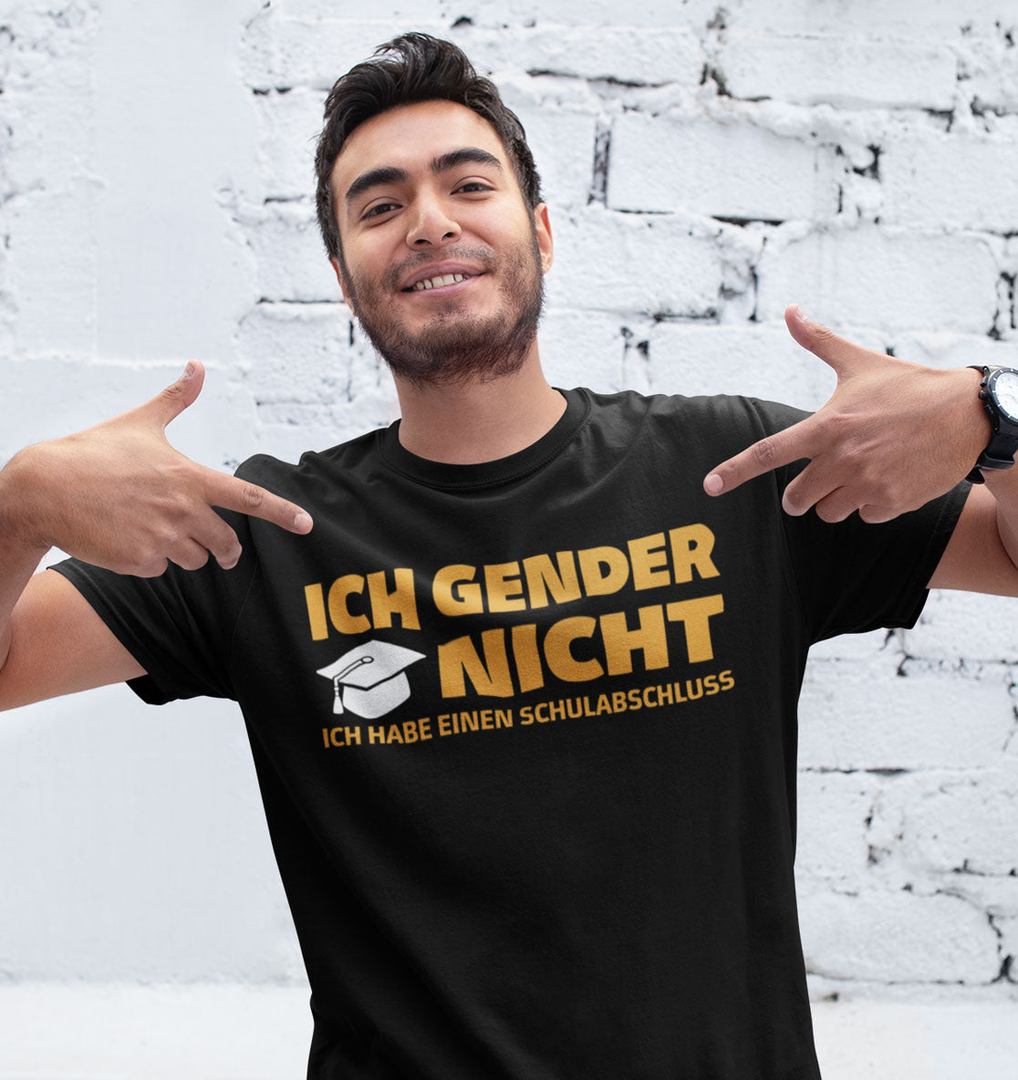 Ich Gender Nicht Ich Habe Einen Schulabschluss - Premium Shirt