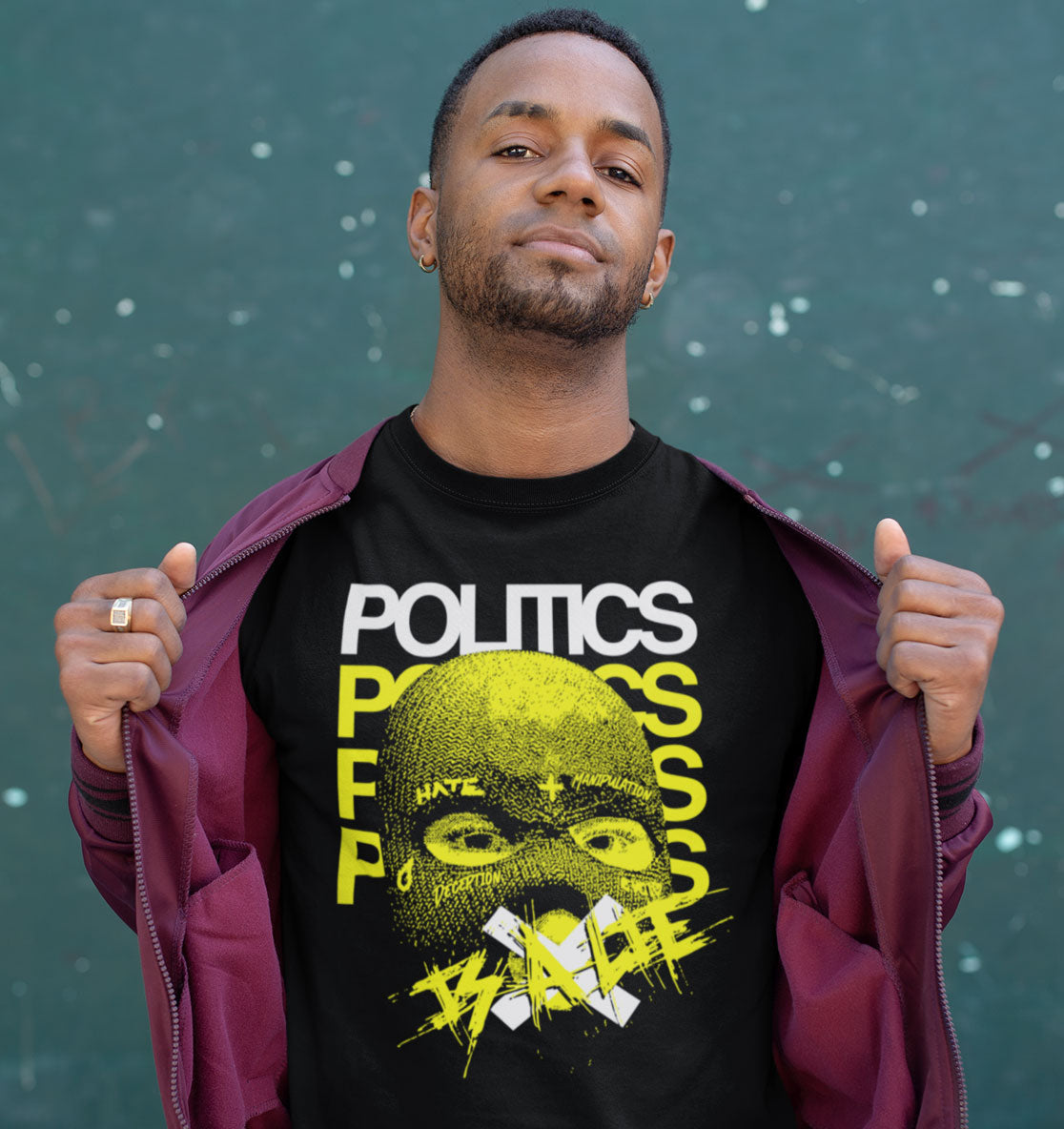Politics Streetwear Mask- Premium Shirt