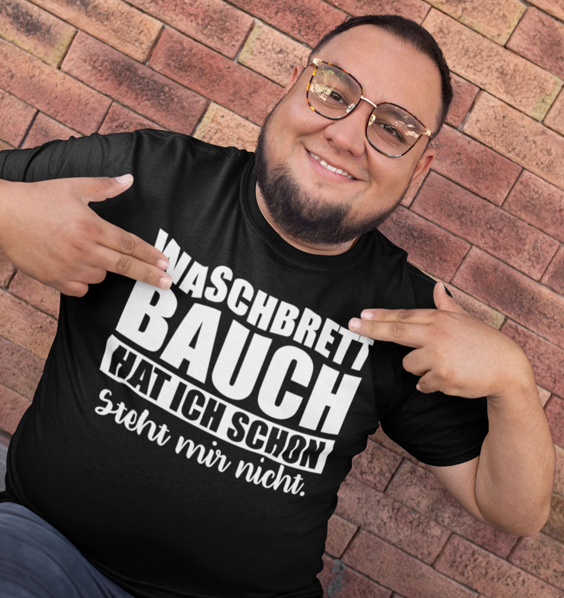 Waschbrettbauch hat ich schon - Premium Shirt