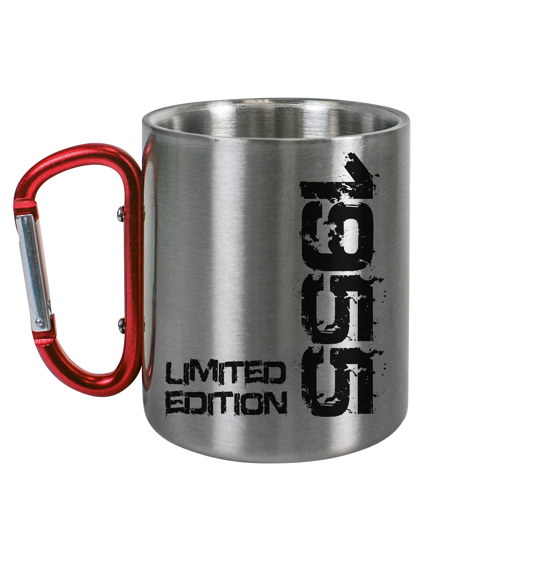 70. Geburtstag - Edelstahl Karabiner Tasse