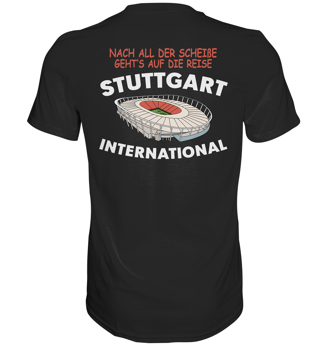 Stuttgart International Fußball T-Shirt |  beidseitig bedruckt
