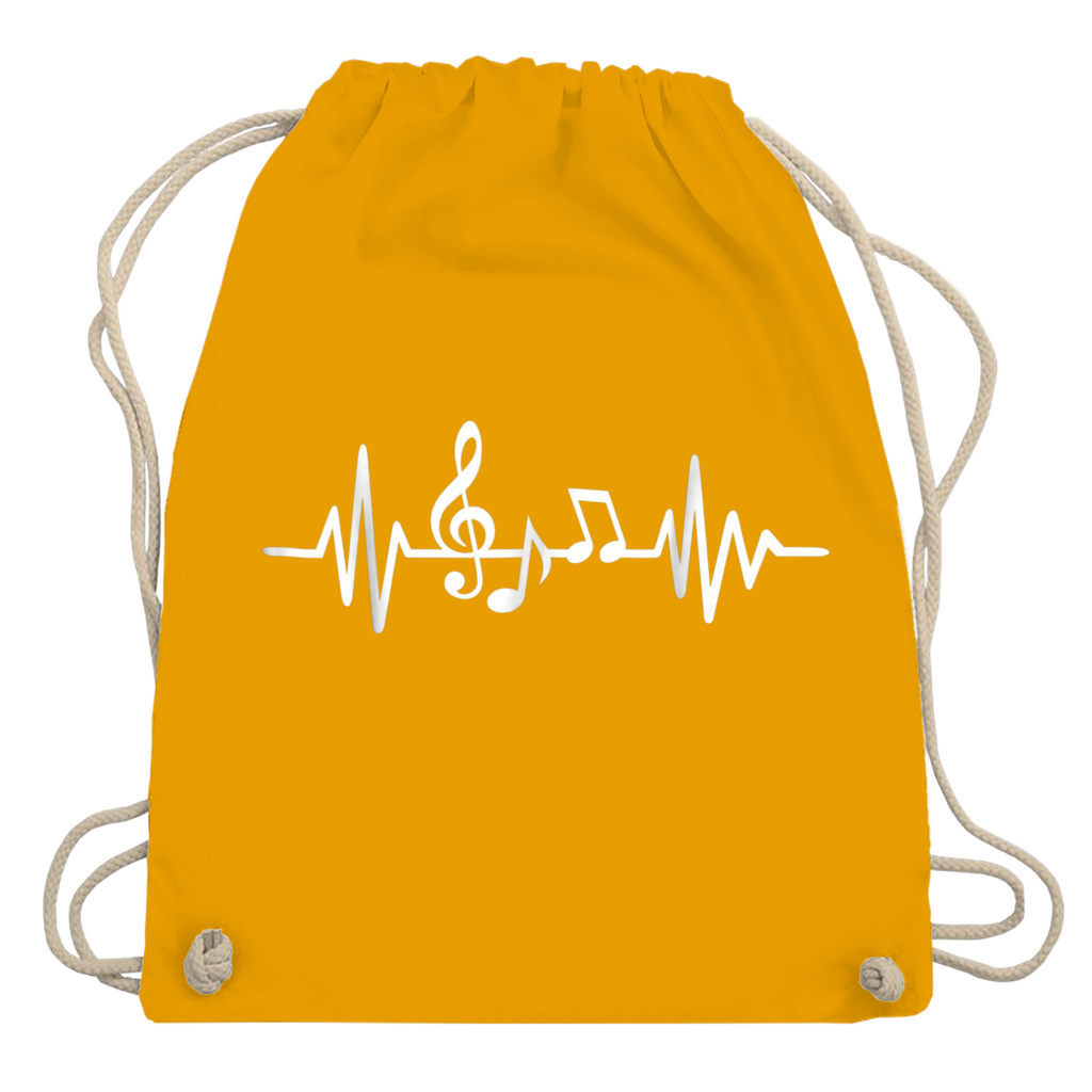 Heartbeat Musik Turnbeutel – Geschenk für Musiker und Musikfans
