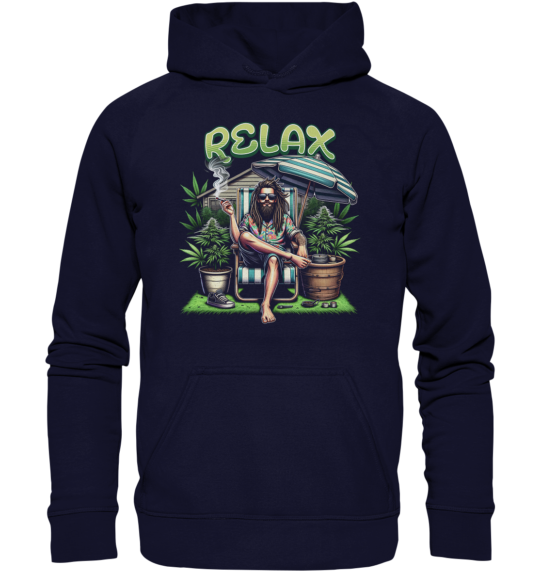 Relax Cannabis Marihuana Hoodie