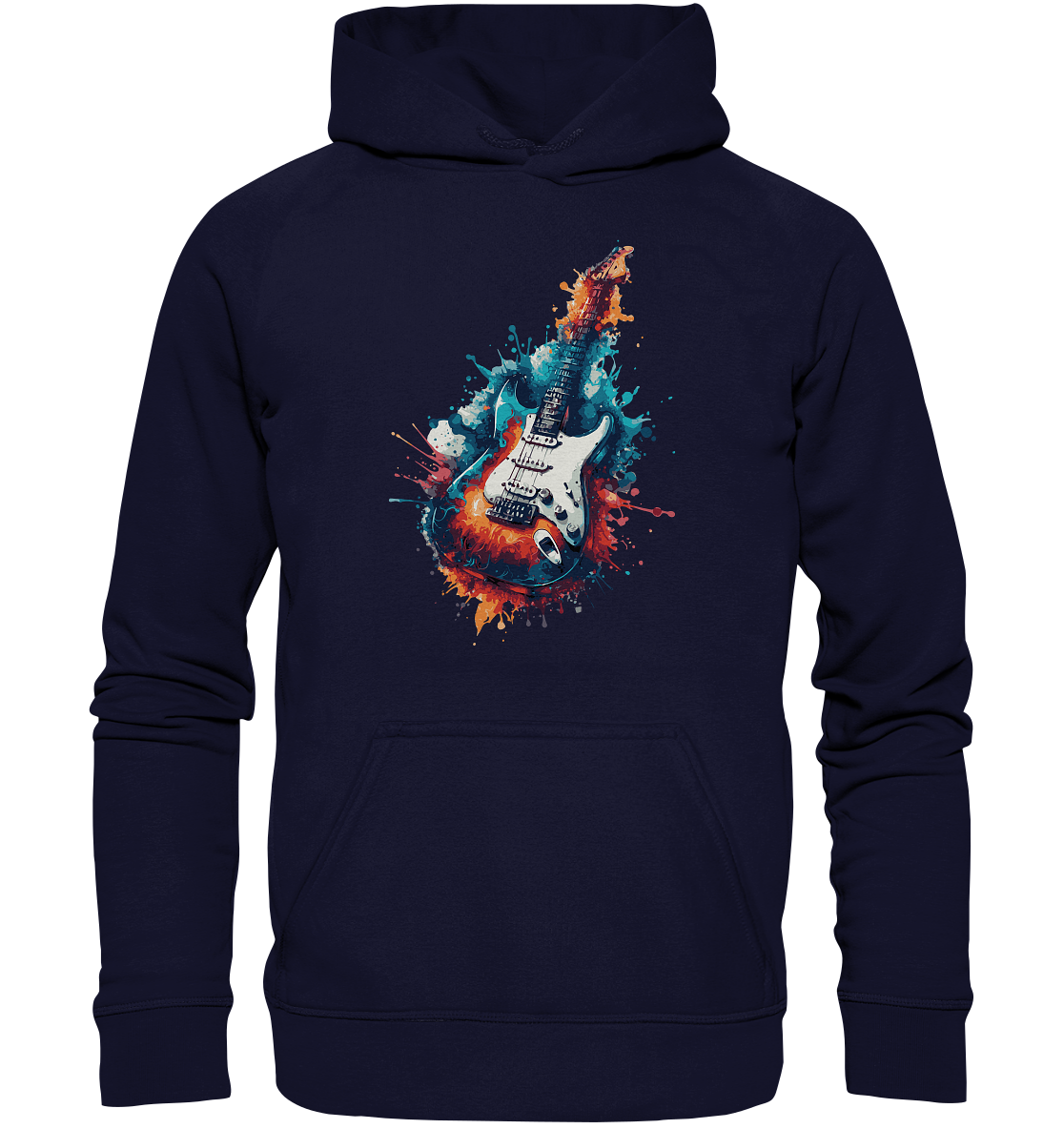 Gitarren Gitarristen Musiker Geschenk Hoodie