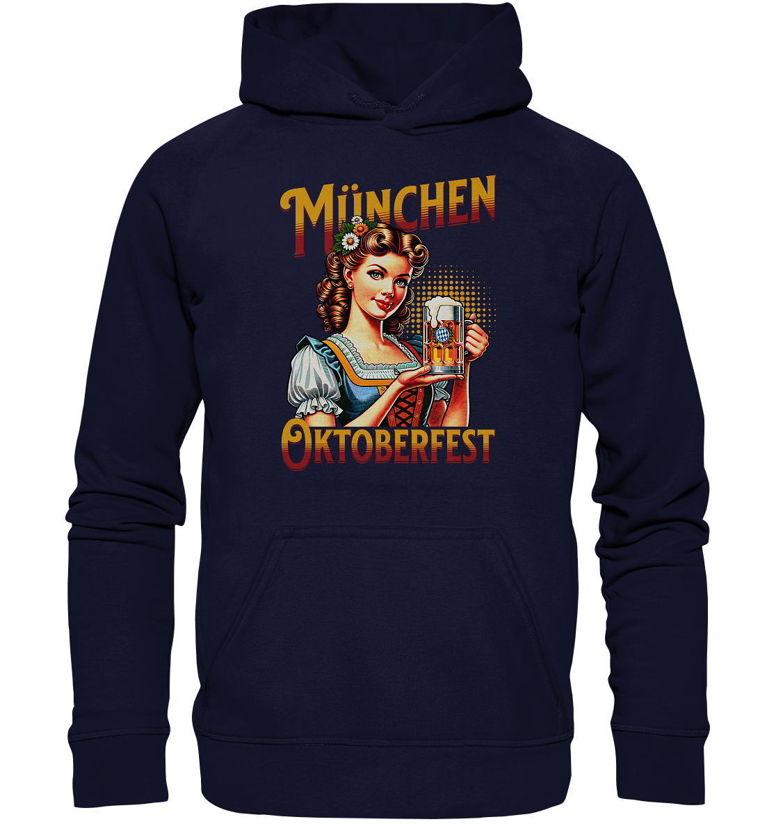 München Oktoberfest Hoodie | Bayern Wiesn O'zapft is Maß Bier