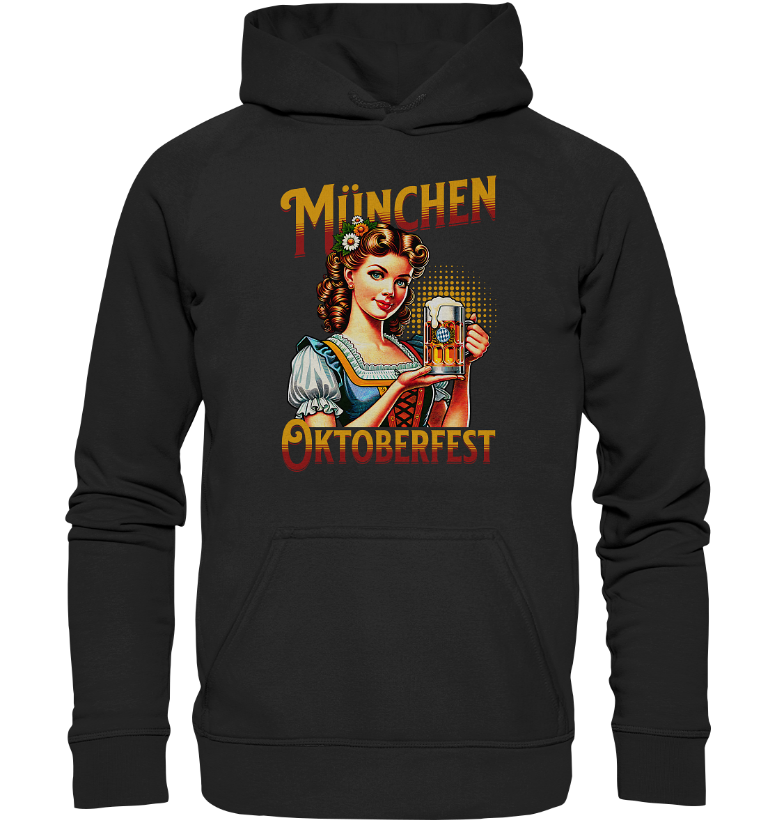 München Oktoberfest Hoodie | Bayern Wiesn O'zapft is Maß Bier