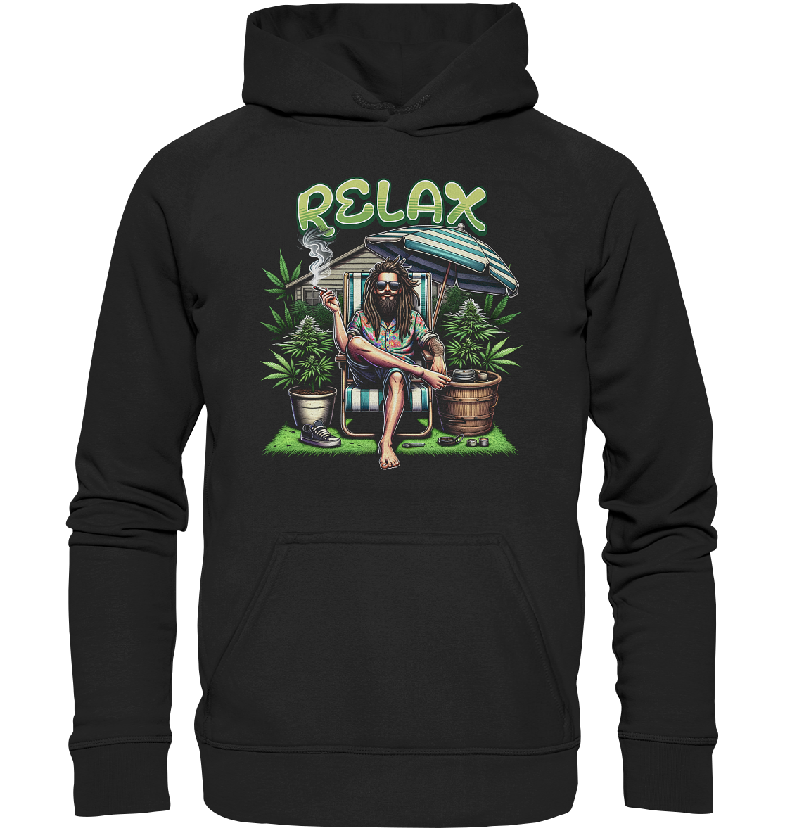 Relax Cannabis Marihuana Hoodie