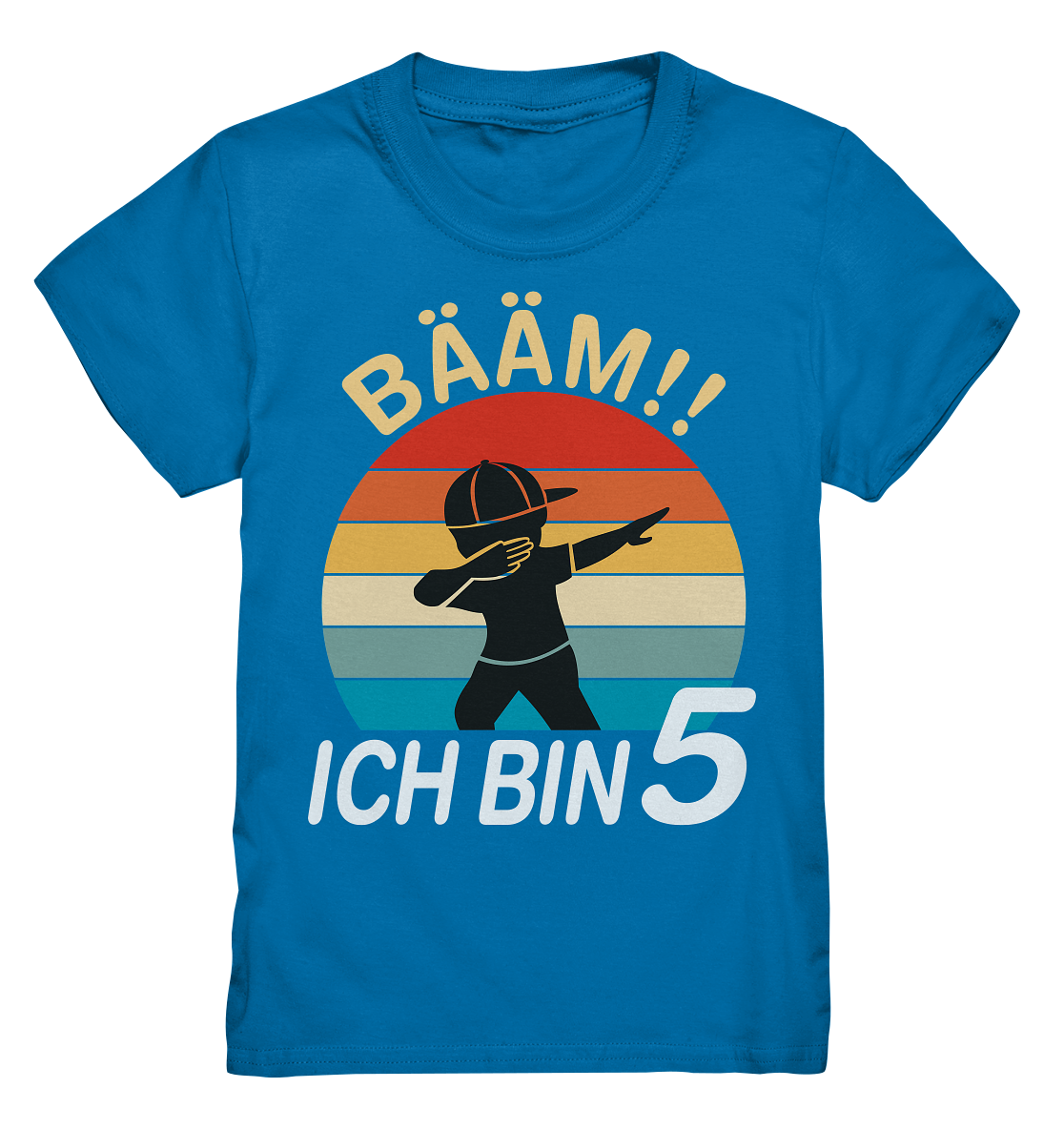 Kinder Dabbing 5 Jahre Geburtstagsshirt 5. Geburtstag T-Shirt