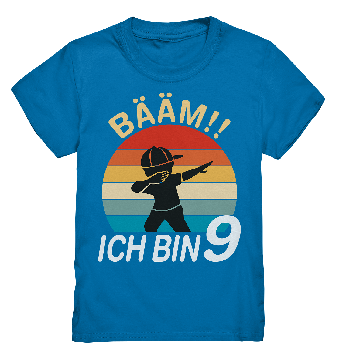 Kinder Dabbing 9 Jahre Geburtstagsshirt 9. Geburtstag T-Shirt