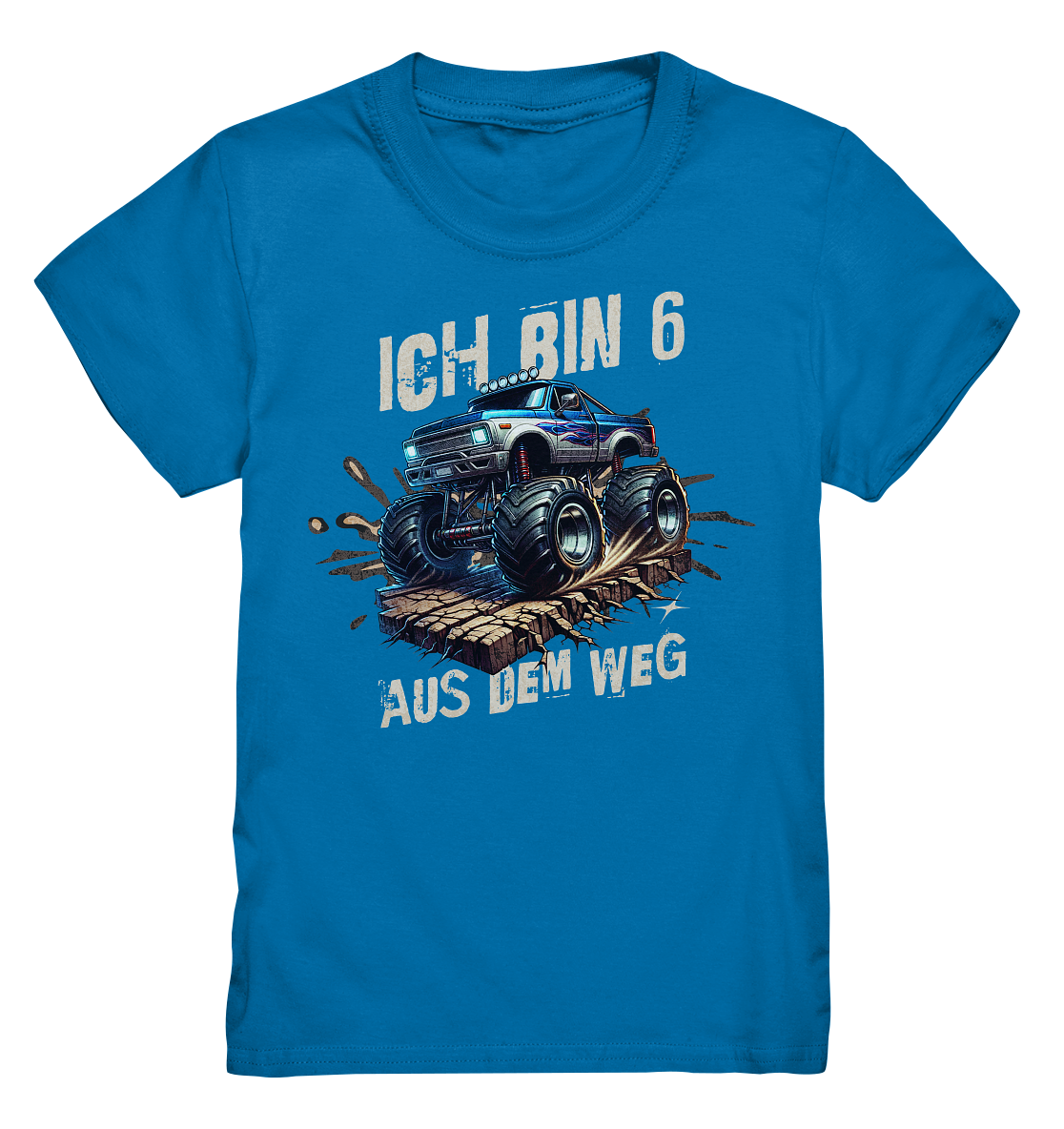 Ich bin 6 | Kinder T-Shirt 6. Geburtstag