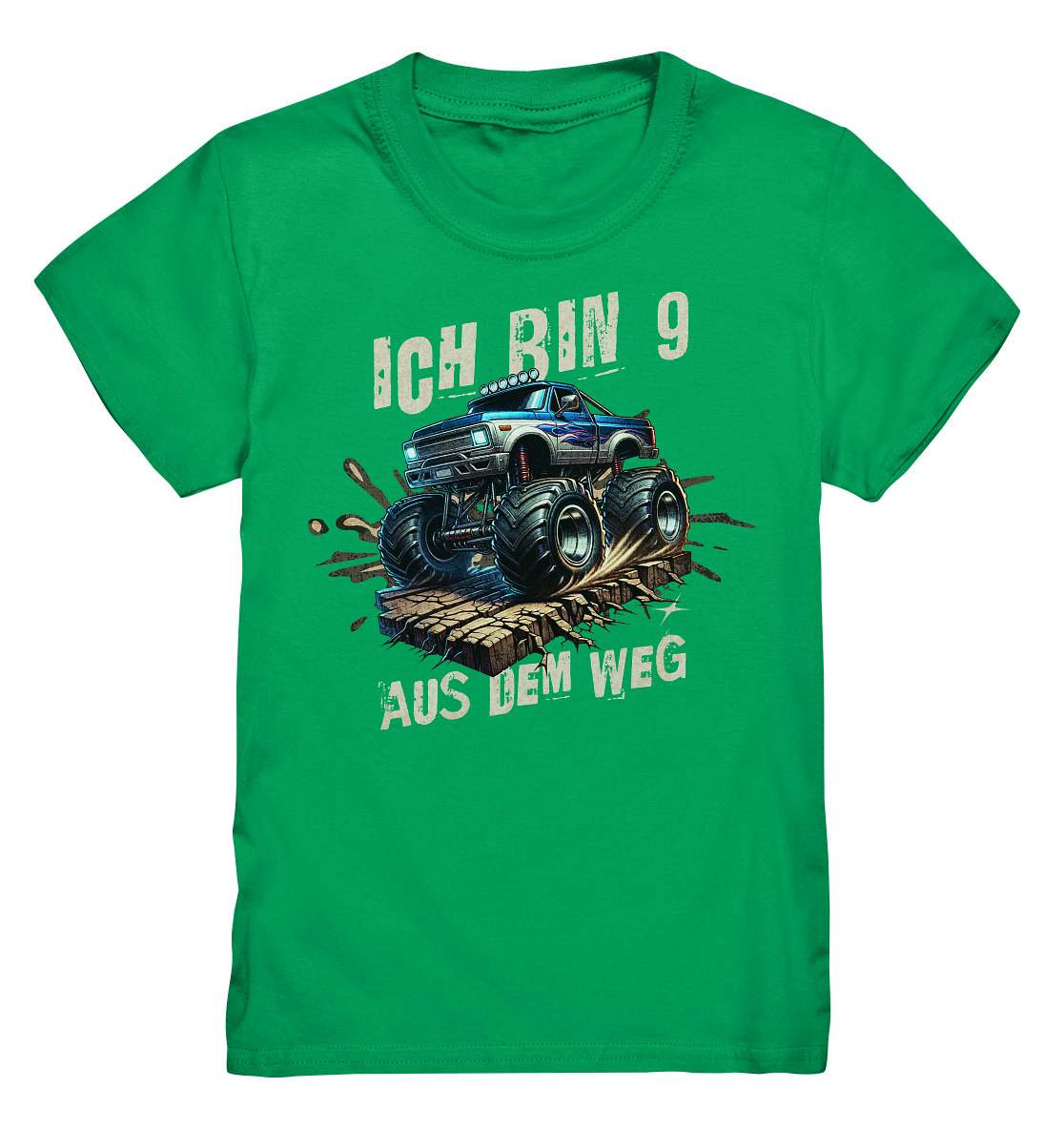 Ich bin 9 | Kinder T-Shirt 9. Geburtstag