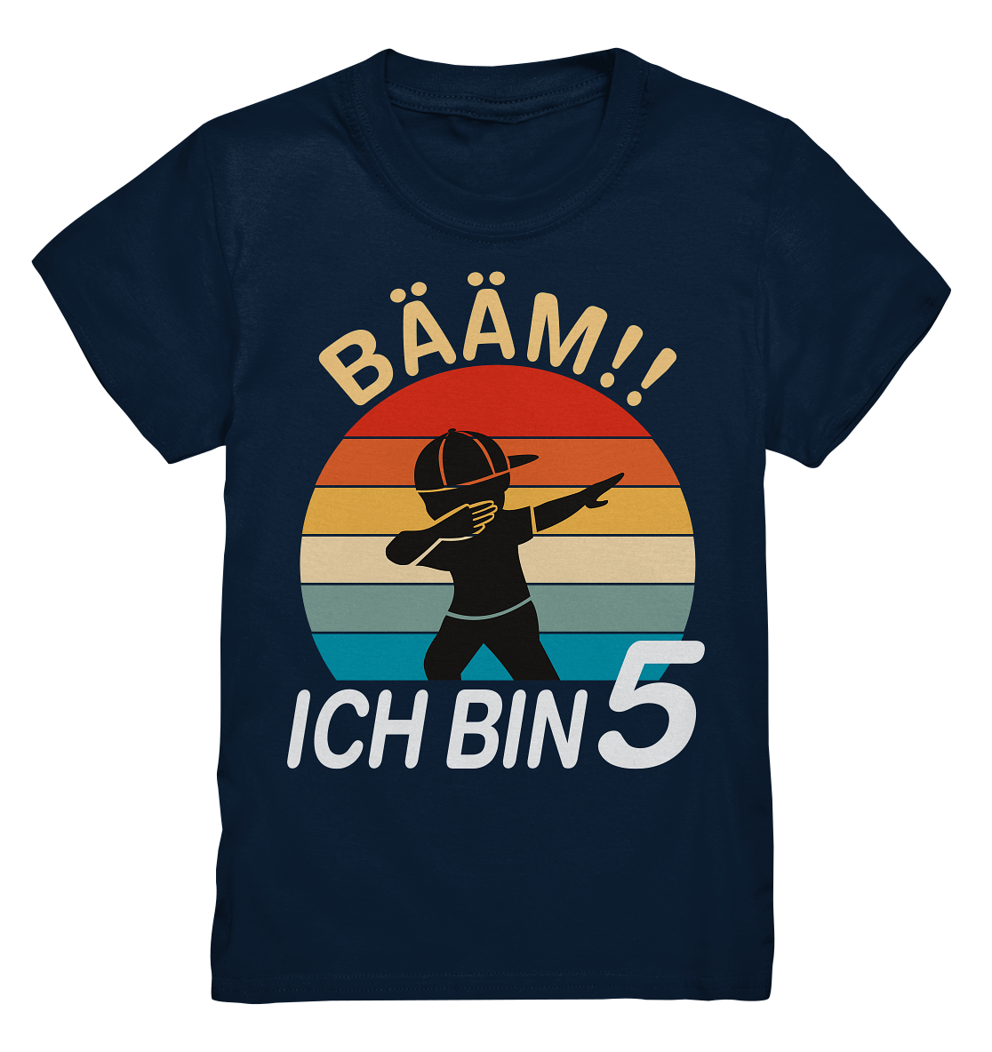 Kinder Dabbing 5 Jahre Geburtstagsshirt 5. Geburtstag T-Shirt