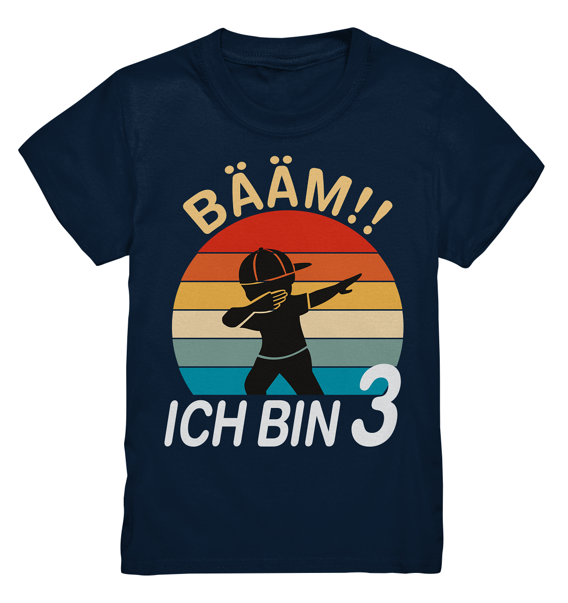 Kinder Dabbing 3 Jahre Geburtstagsshirt 3. Geburtstag T-Shirt