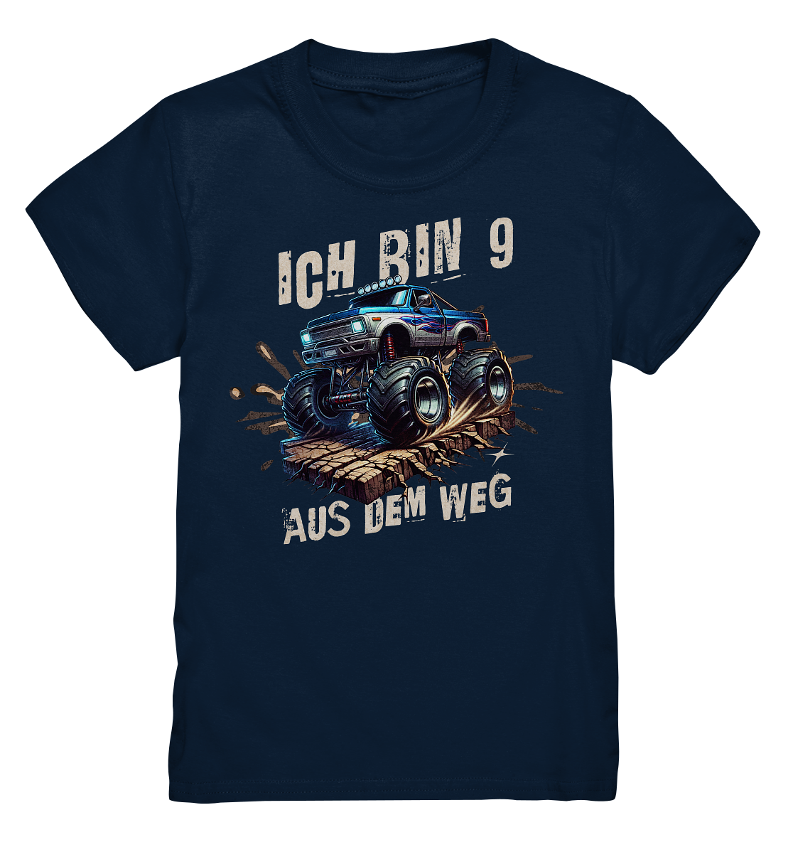 Ich bin 9 | Kinder T-Shirt 9. Geburtstag