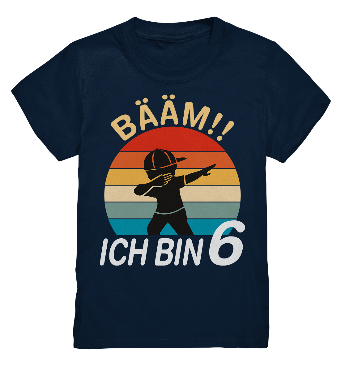 Kinder Dabbing 6 Jahre Geburtstagsshirt 6. Geburtstag T-Shirt