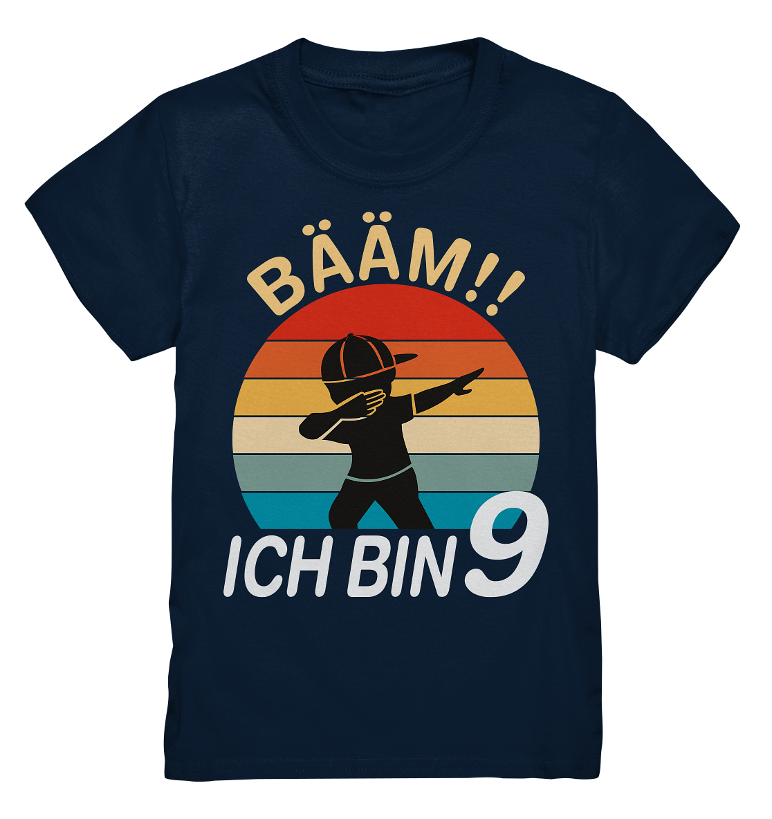 Kinder Dabbing 9 Jahre Geburtstagsshirt 9. Geburtstag T-Shirt