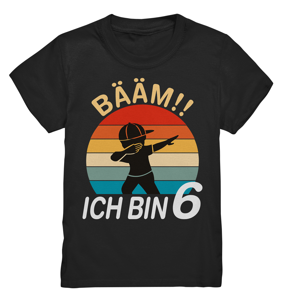 Kinder Dabbing 6 Jahre Geburtstagsshirt 6. Geburtstag T-Shirt