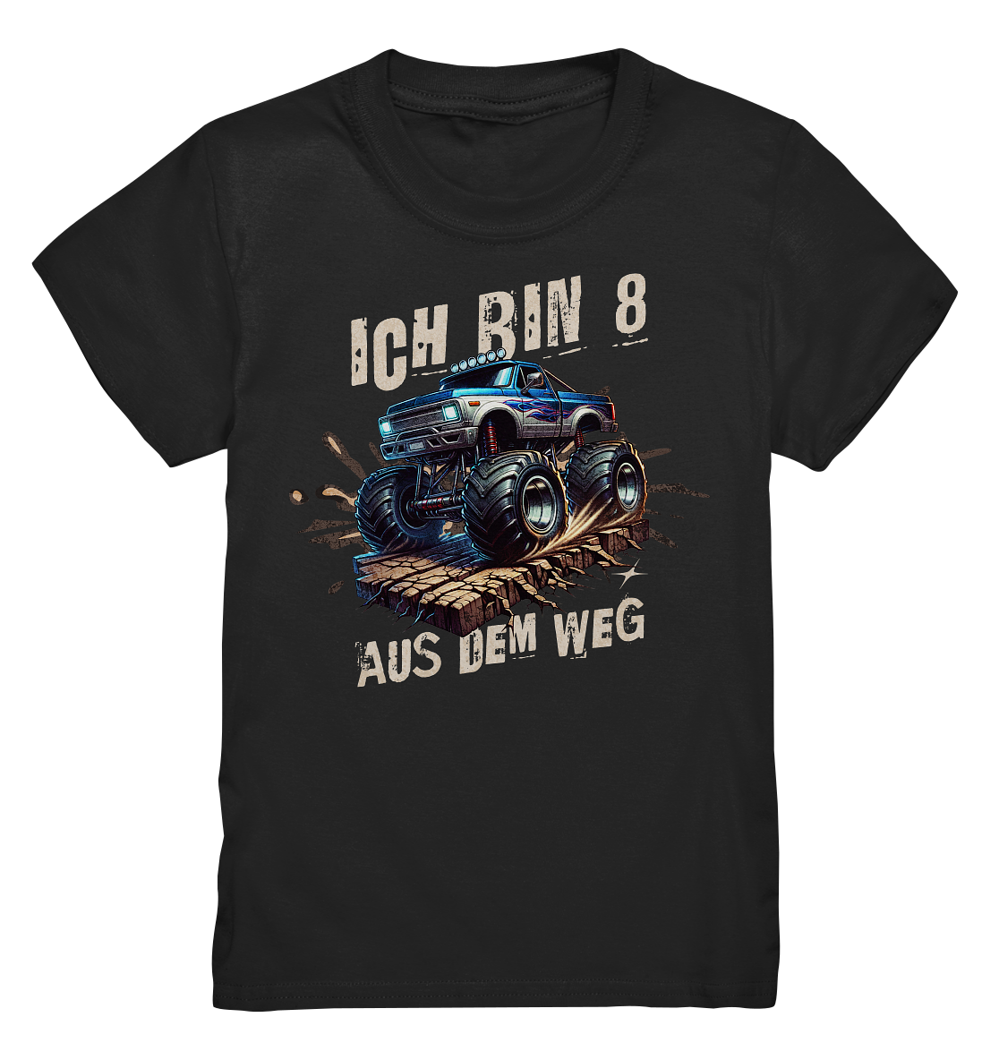 Ich bin 8 | Kinder T-Shirt 8. Geburtstag