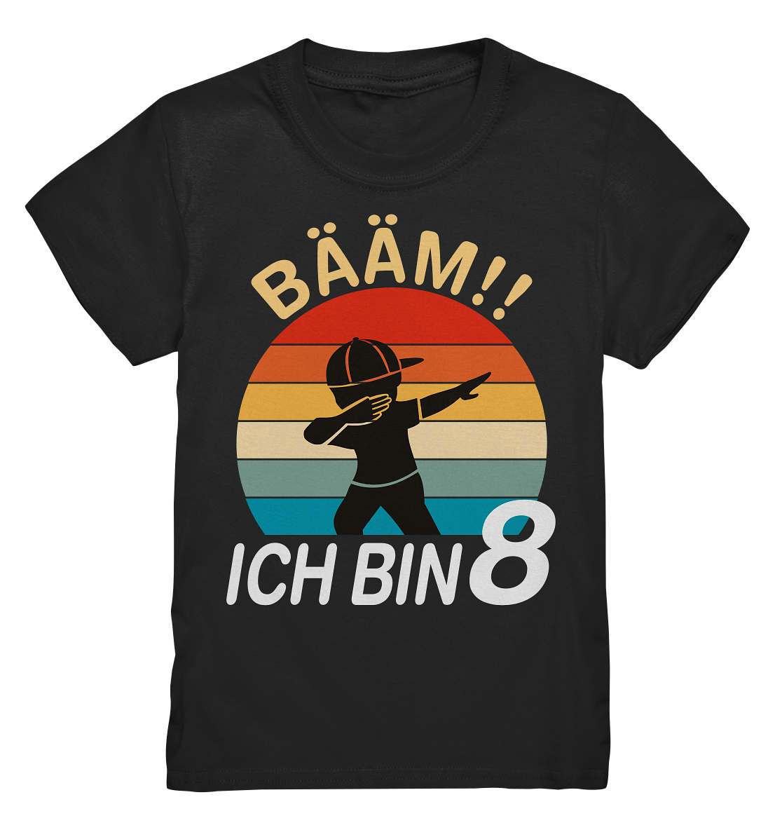 Kinder Dabbing 8 Jahre Geburtstagsshirt 8. Geburtstag T-Shirt