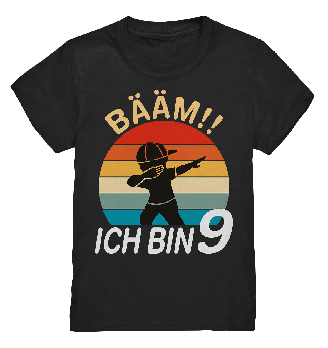 Kinder Dabbing 9 Jahre Geburtstagsshirt 9. Geburtstag T-Shirt