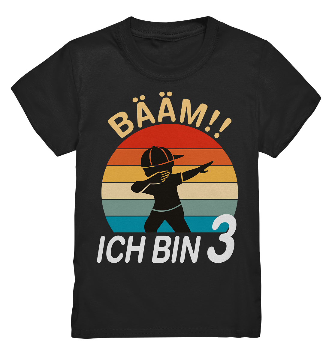 Kinder Dabbing 3 Jahre Geburtstagsshirt 3. Geburtstag T-Shirt